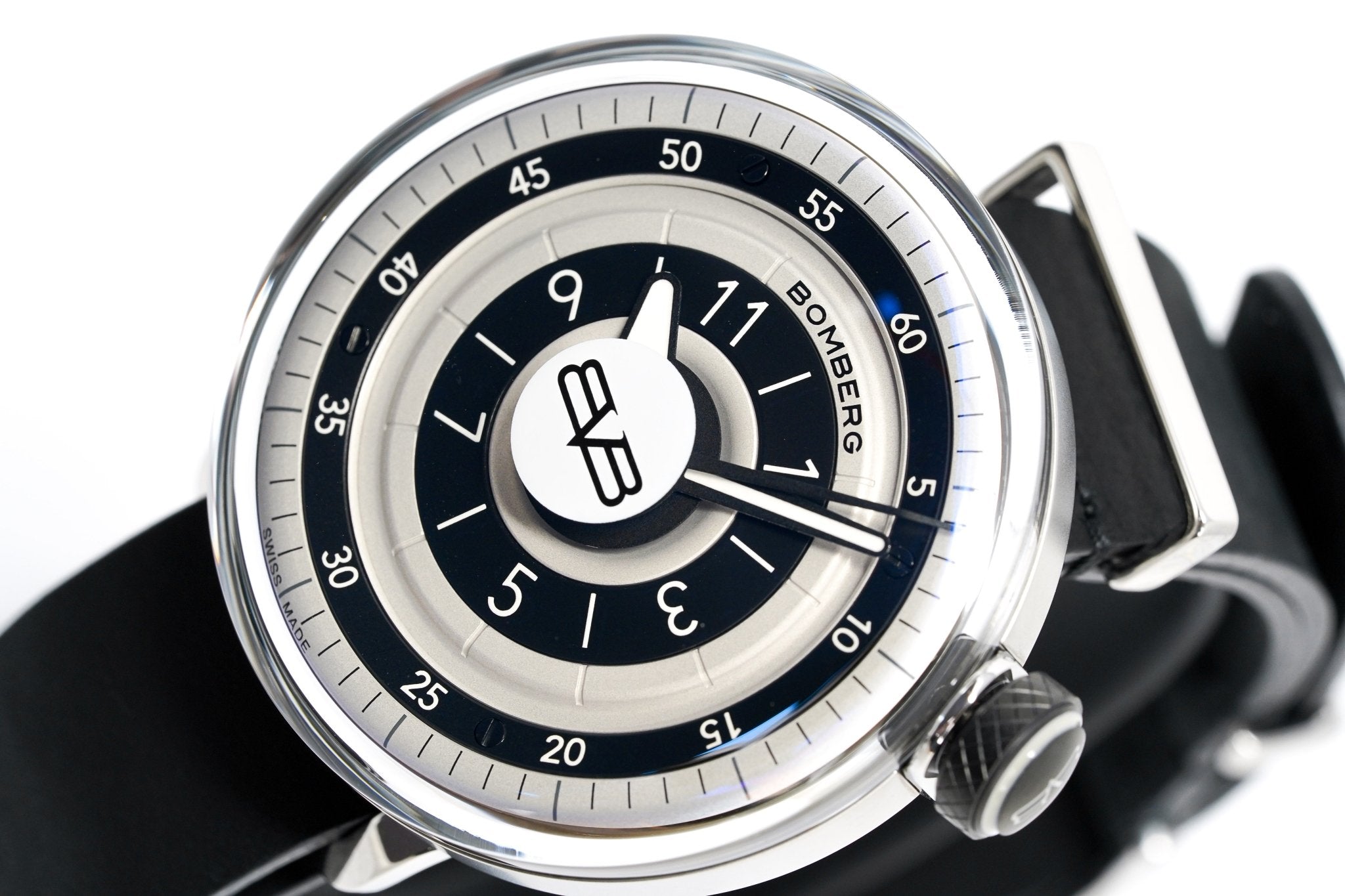 Bomberg Men's Watch BB-01 Stainless Steel Black
