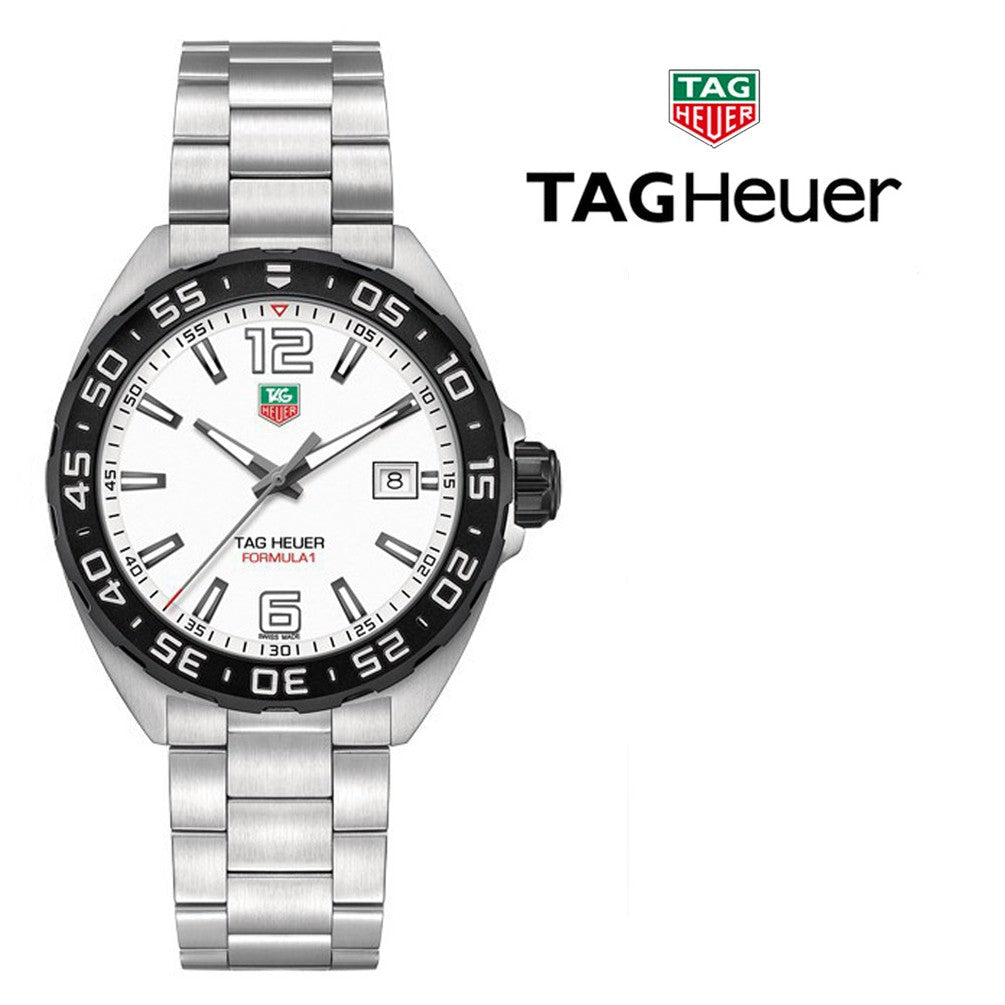 Tag Heuer Formula 1 White Dial Watch for Men - WAZ1111.BA0875
