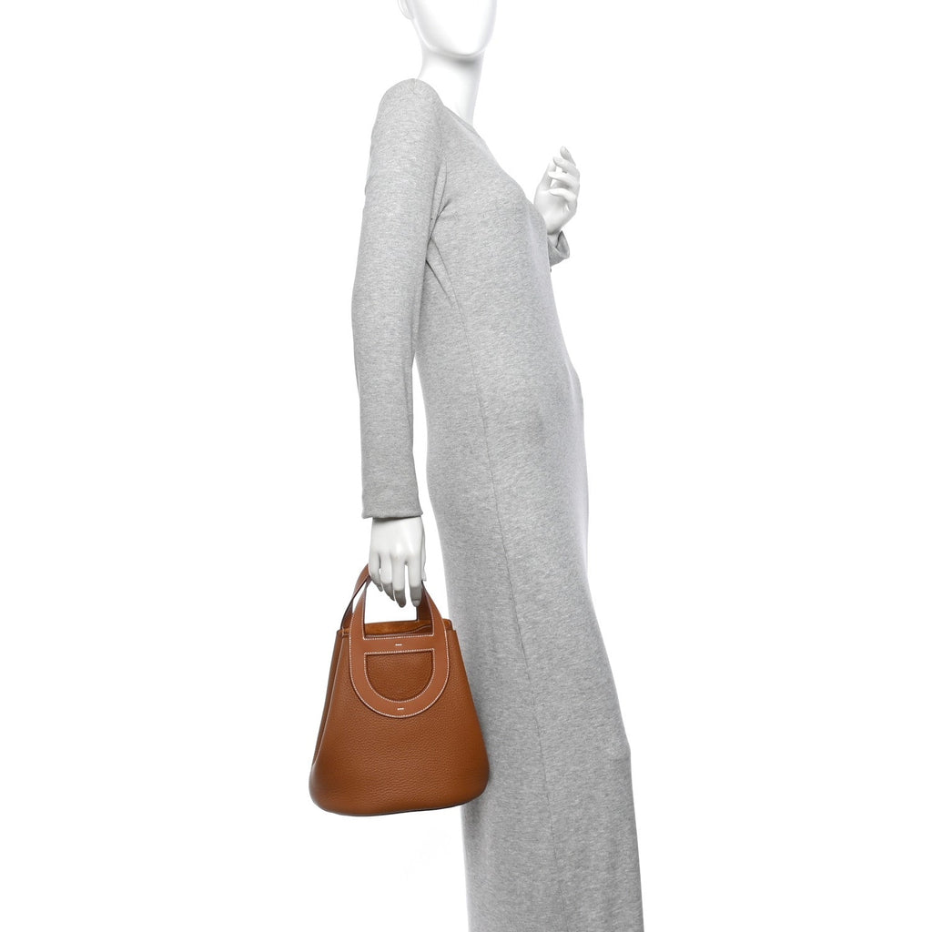 Taurillon Clemence Swift In-The-Loop 23 Bag Gold