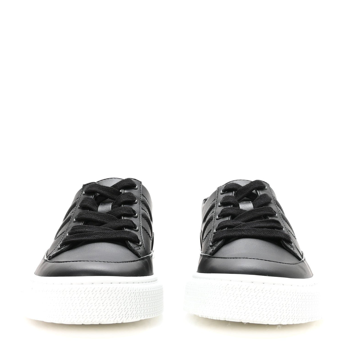 Calfskin Deep Sneakers 36 Black