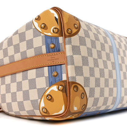 Damier Azur Summer Trunks Speedy Bandouliere 30
