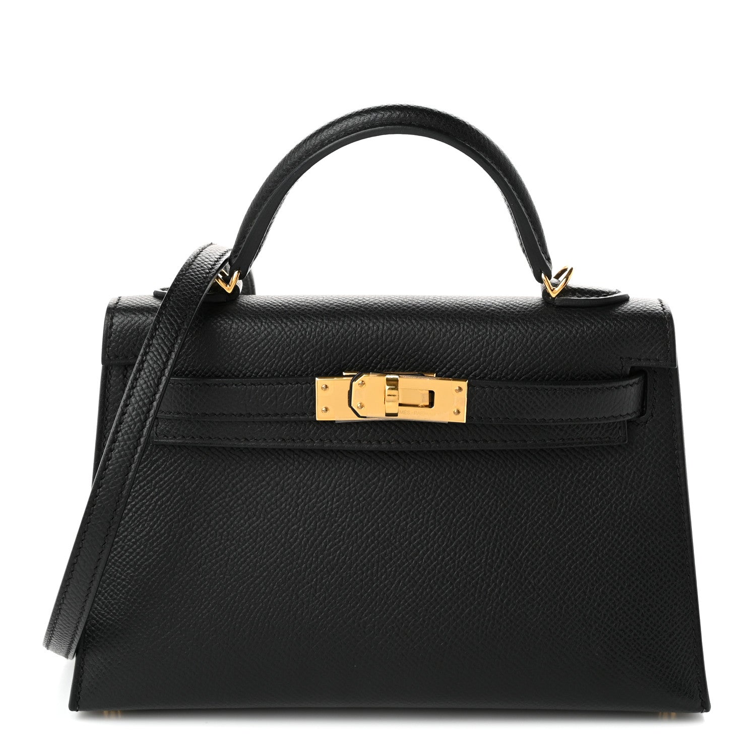 Epsom Mini Kelly Sellier 20 Black