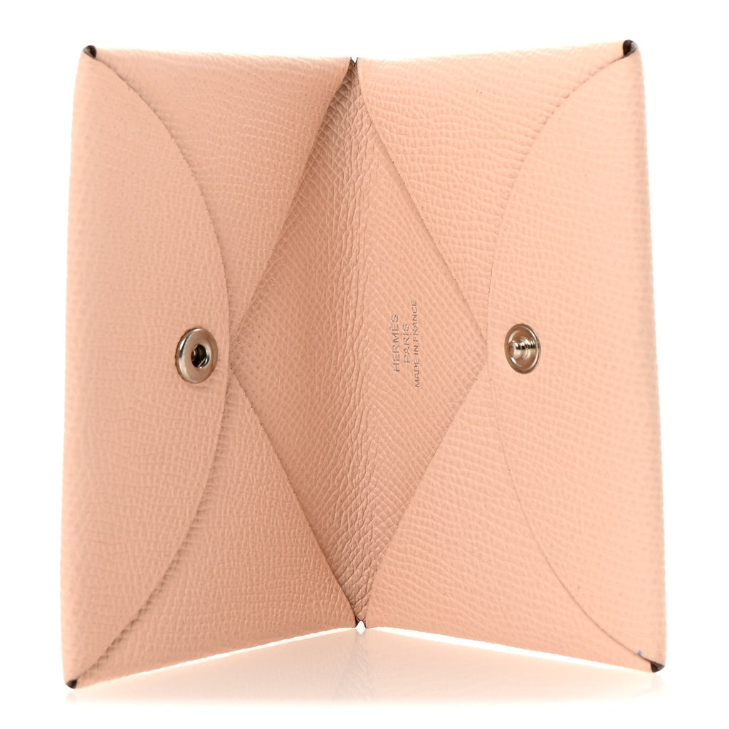 Epsom Calvi Card Case Rose Eglantine