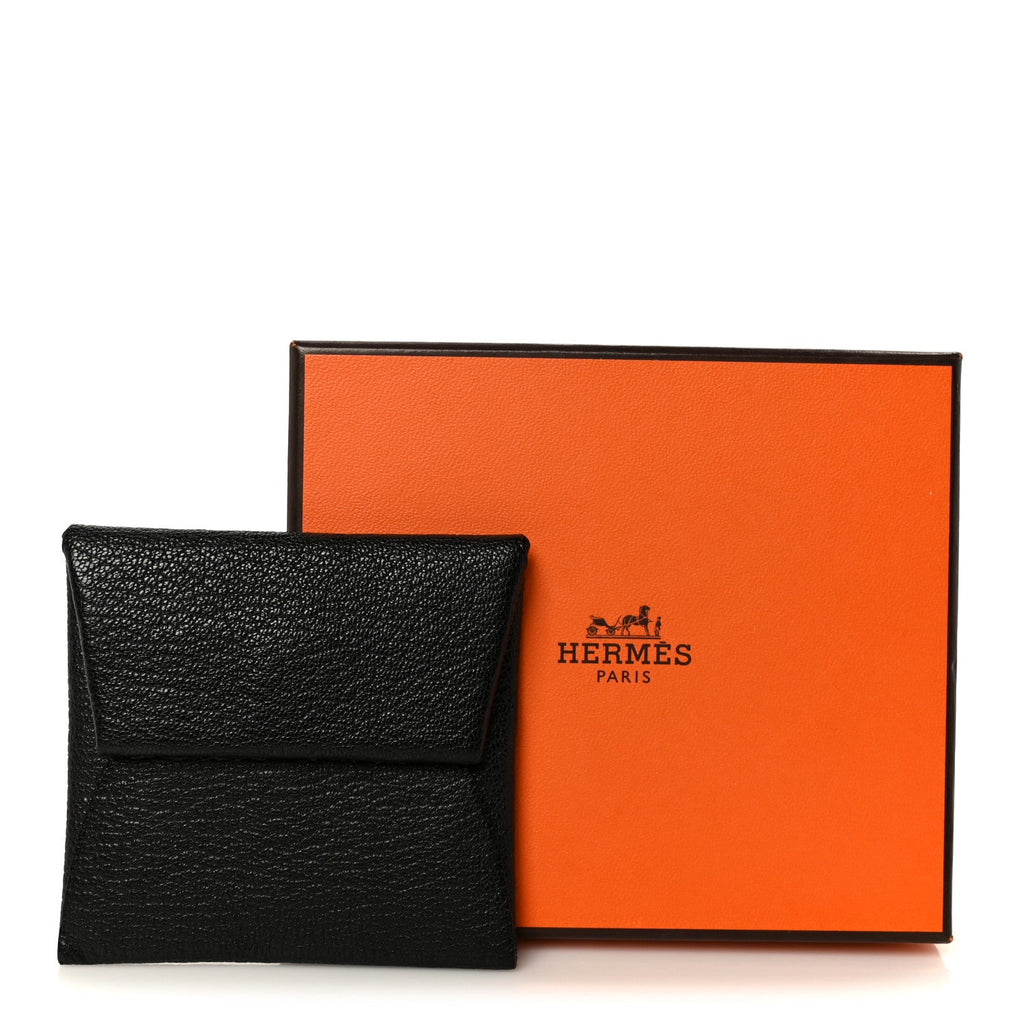 Chevre Mysore Bastia Coin Purse Black