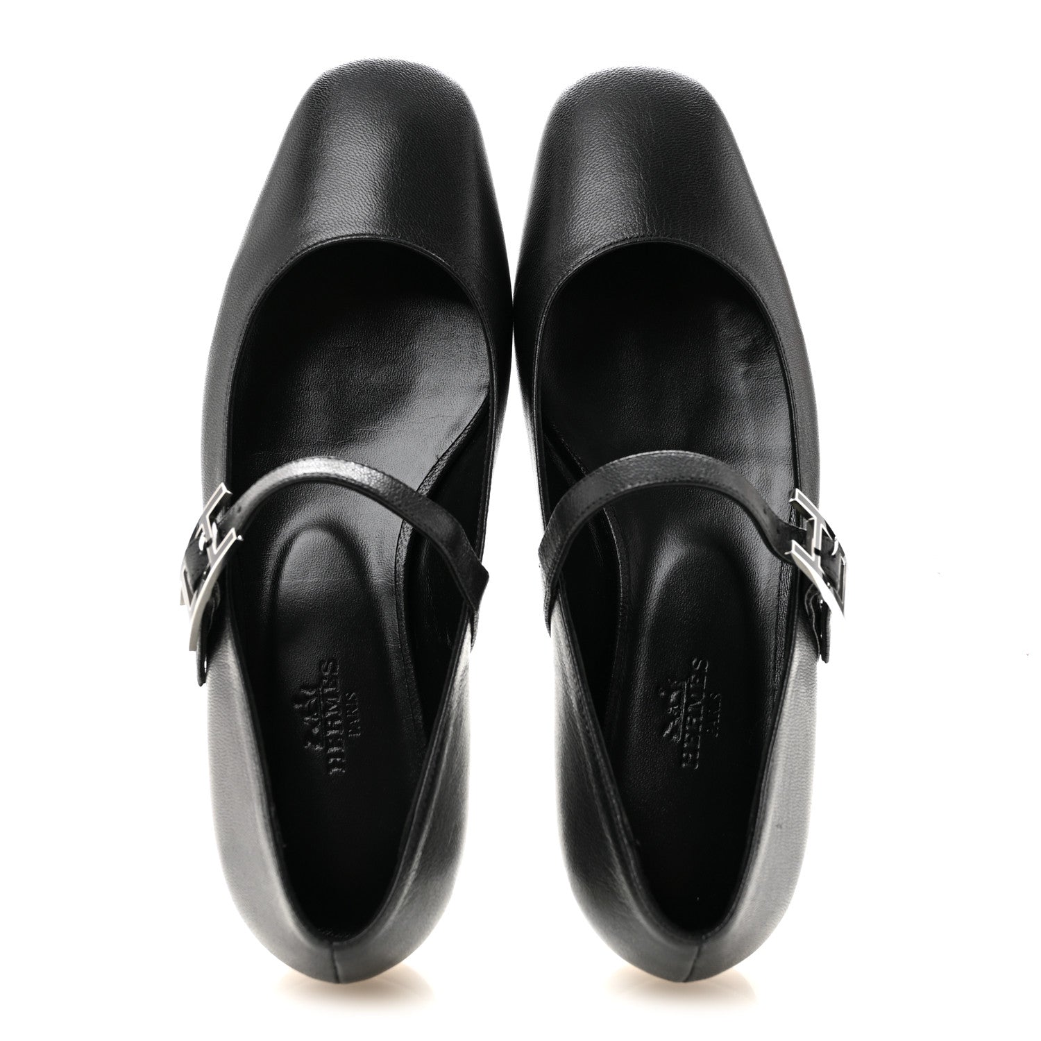 Goatskin Jane Ballet Flats 35.5 Black