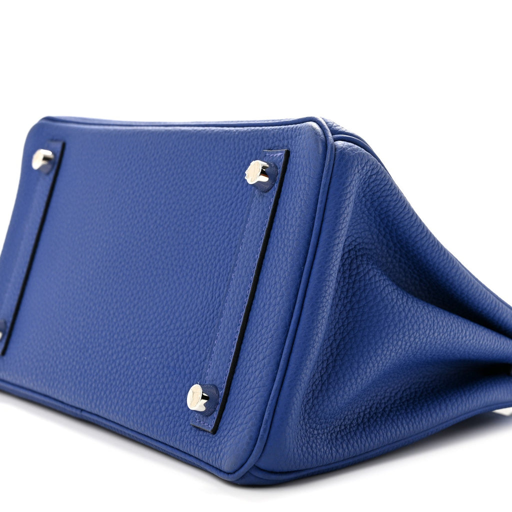 Togo Birkin 25 Bleu Electrique