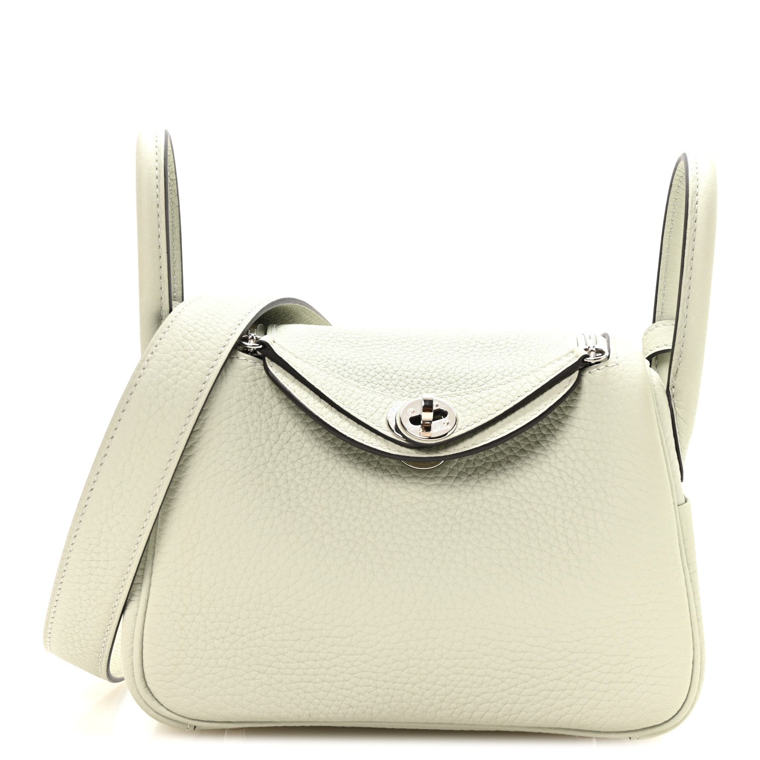 Taurillon Clemence Mini Lindy 20 Gris Neve