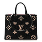 Empreinte Monogram Giant Onthego MM Black Beige