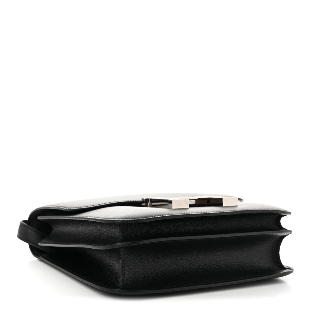Madame Calfskin Lizard Constance 24 Black Ombre