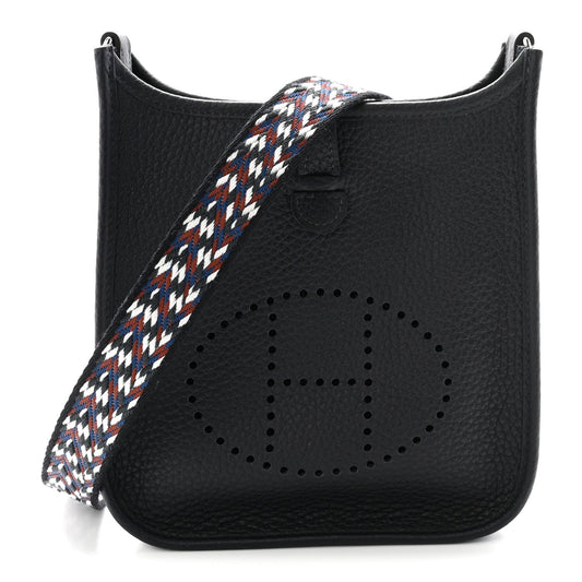 Taurillon Clemence Zigzag Evelyne TPM Caban Black Bleu Zellige Indigo