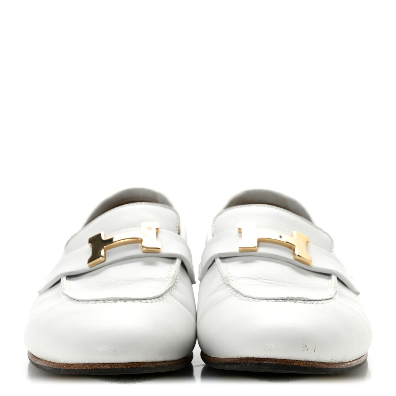 Goatskin Womens Paris Loafers 38 Beige Glaise