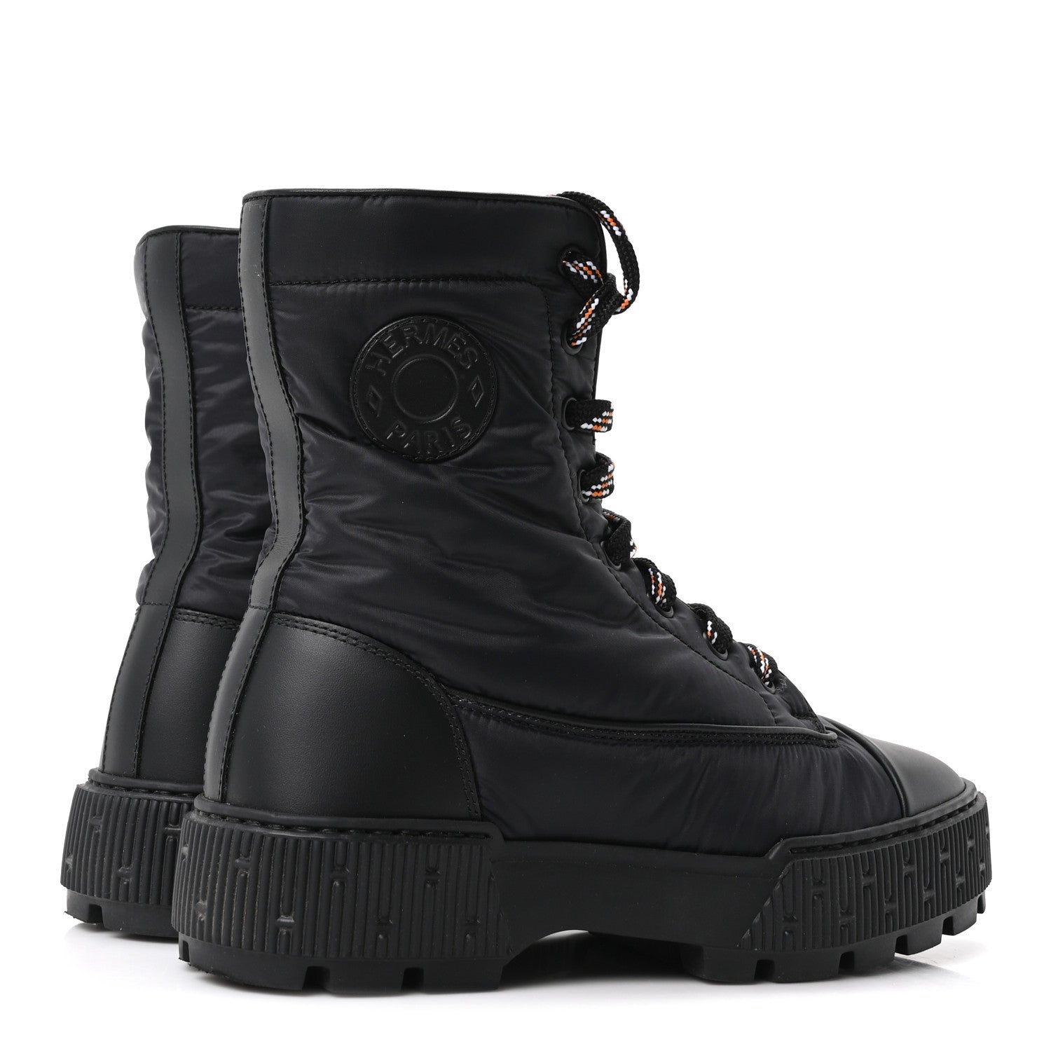 Calfskin Parachute Fresh Ankle Boots 35 Black