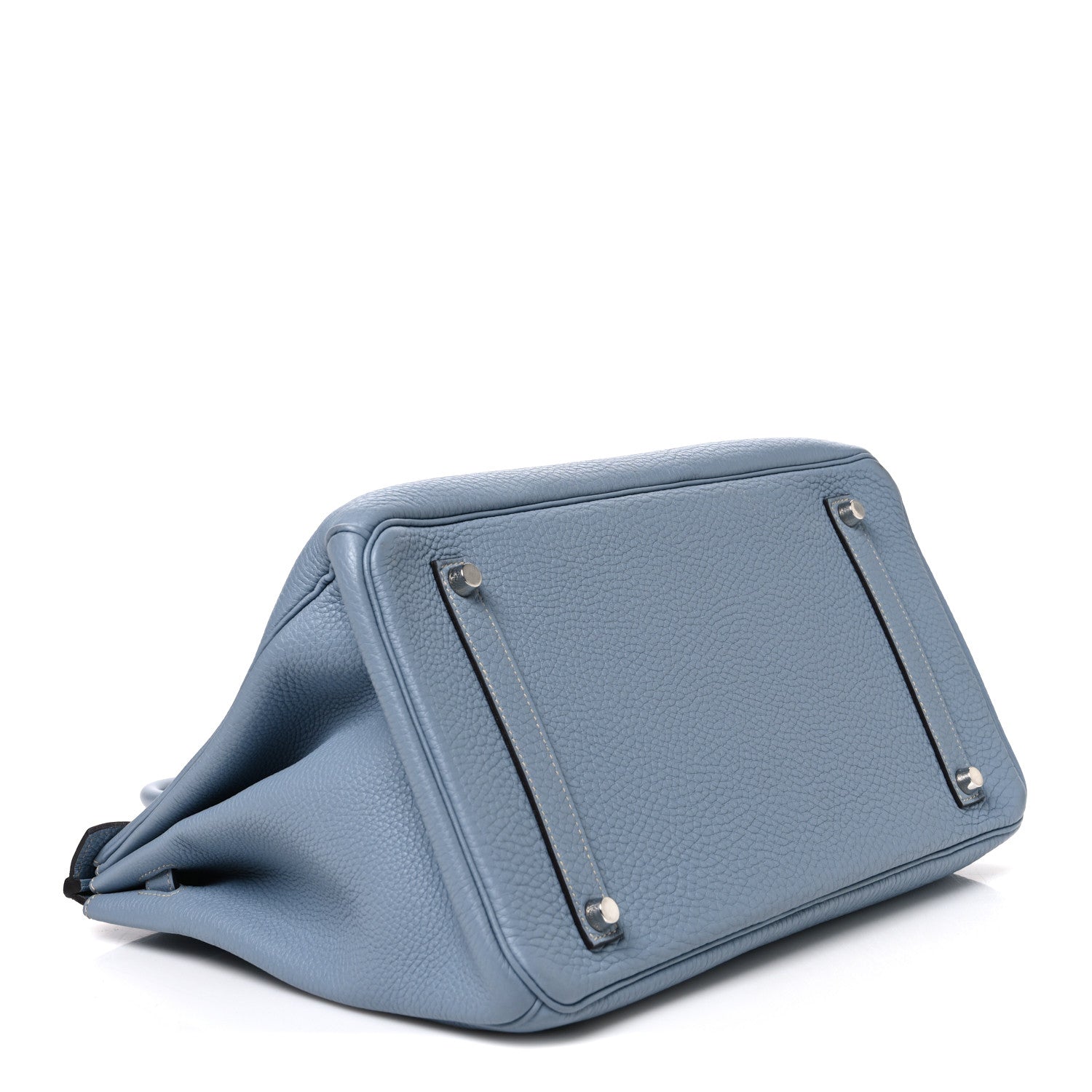 Togo Birkin 35 Bleu Lin