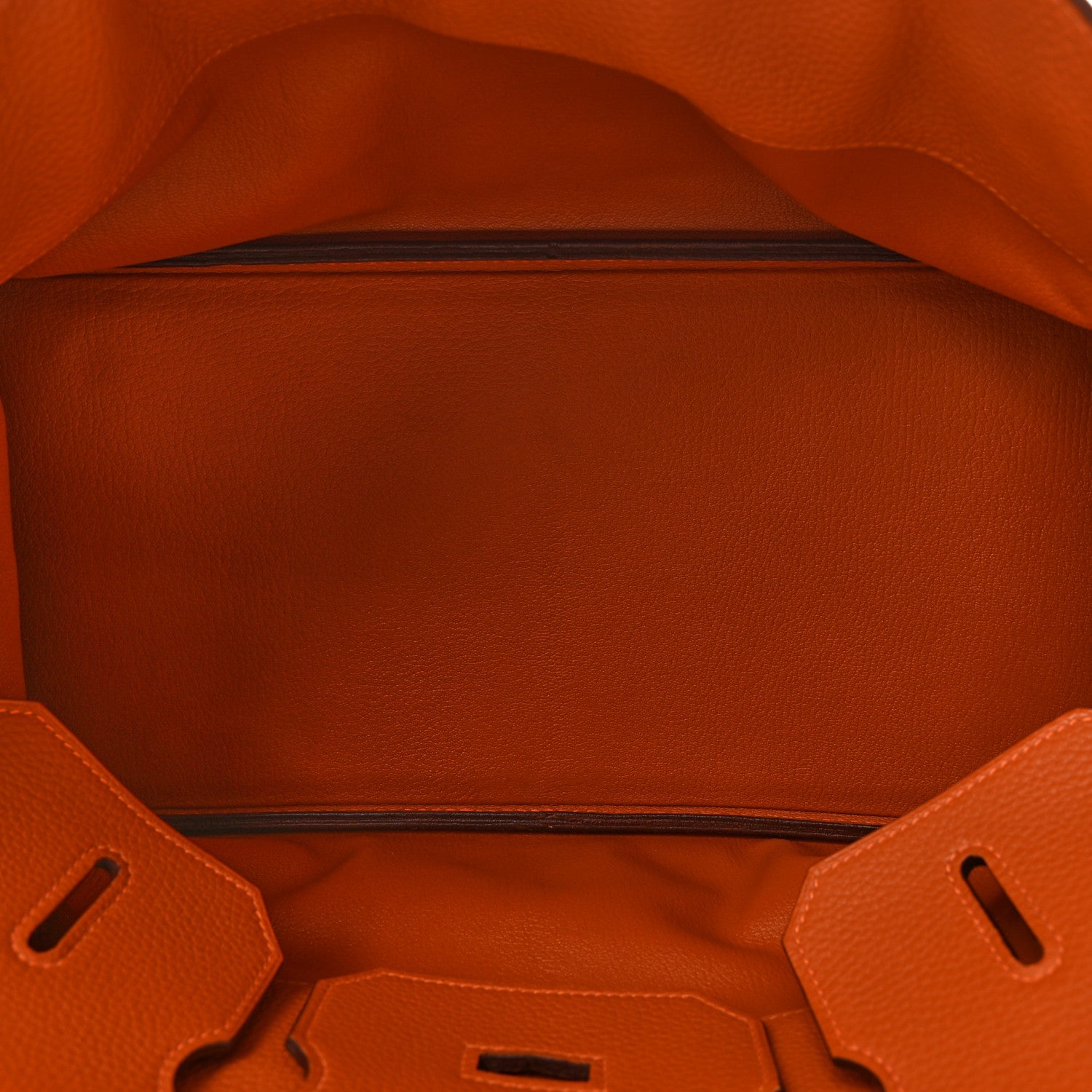 Taurillon Clemence JPG Birkin 42 Orange