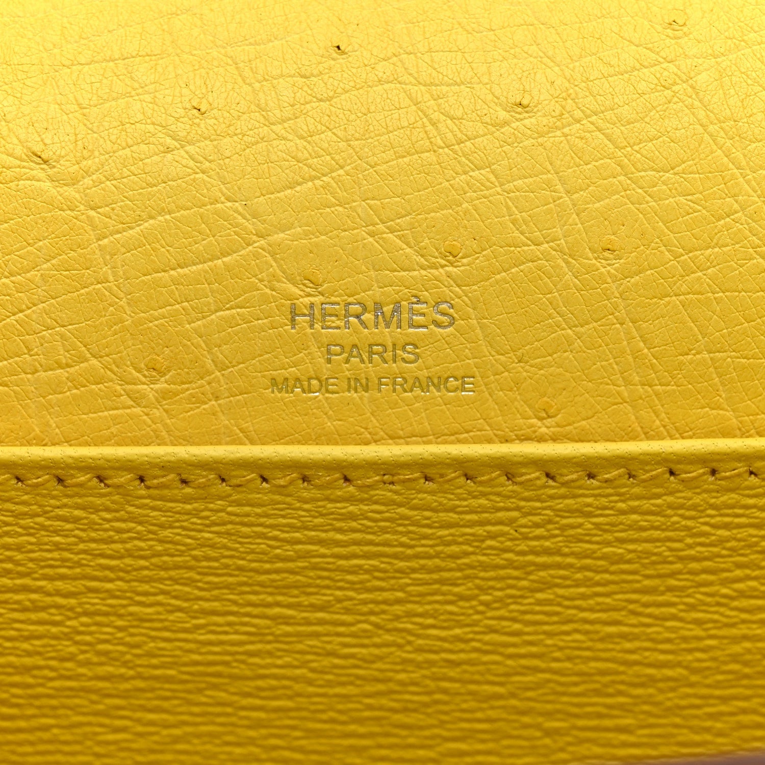 Ostrich Mini Sac Roulis Jaune Citron
