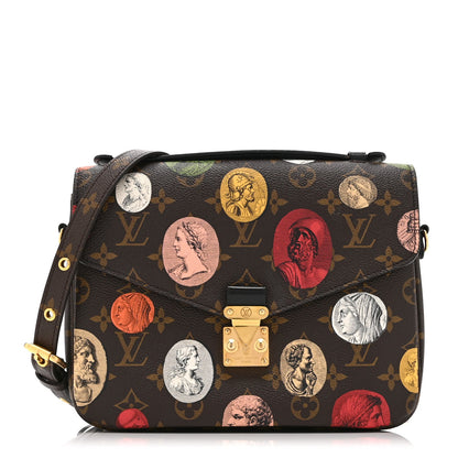 x FORNASETTI Monogram Cameo Pochette Metis