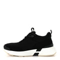 Technical Knit Suede Heros Sneakers 40 Black