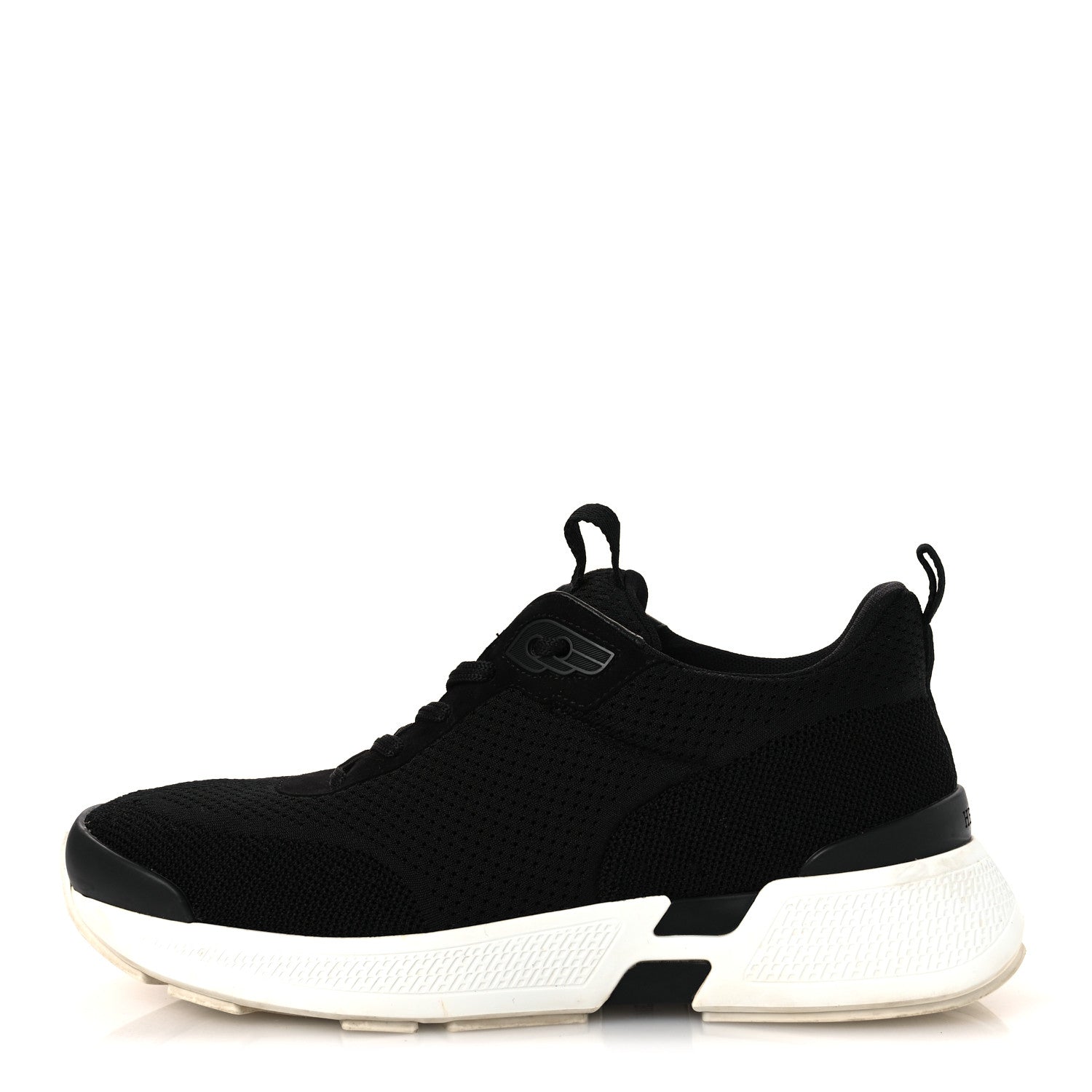 Technical Knit Suede Heros Sneakers 40 Black