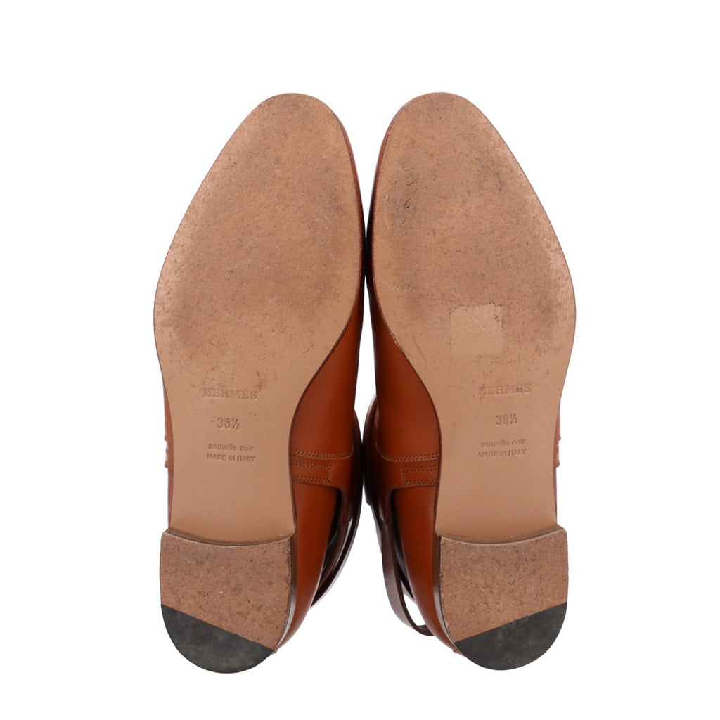 Calfskin Neo Low Boots 38.5 Naturel