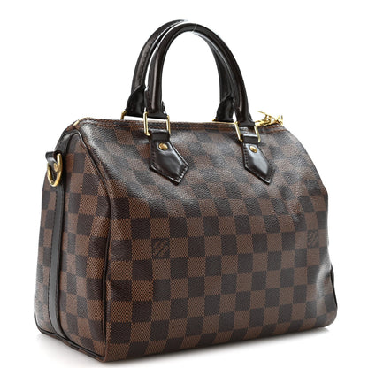 Damier Ebene Speedy Bandouliere 25
