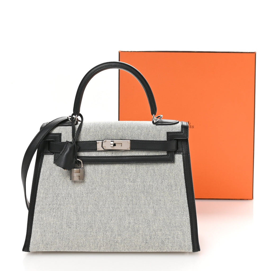 Toile Swift Kelly Sellier 28 Ecru Black