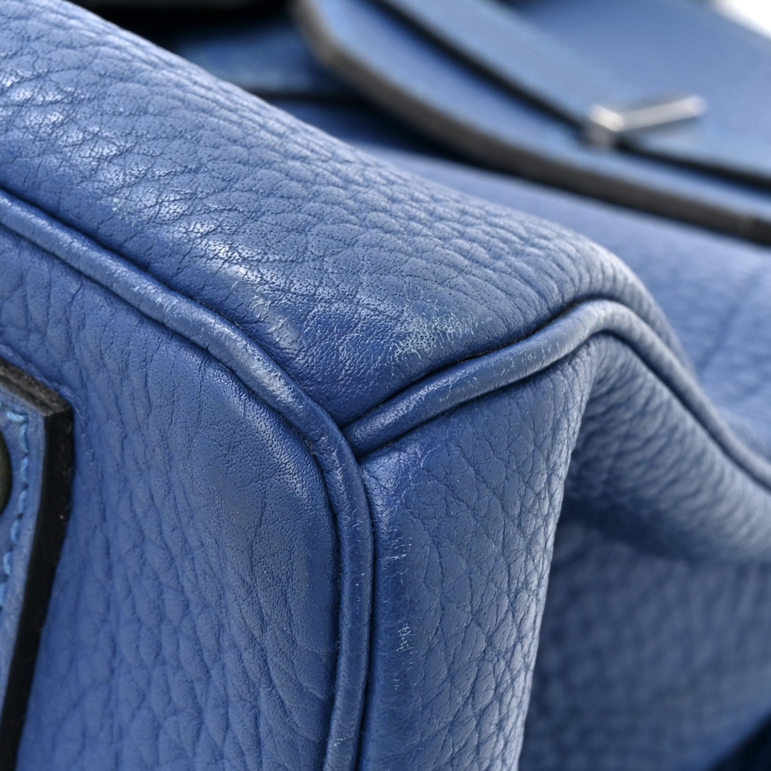 Togo Birkin 35 Bleu Thalassa