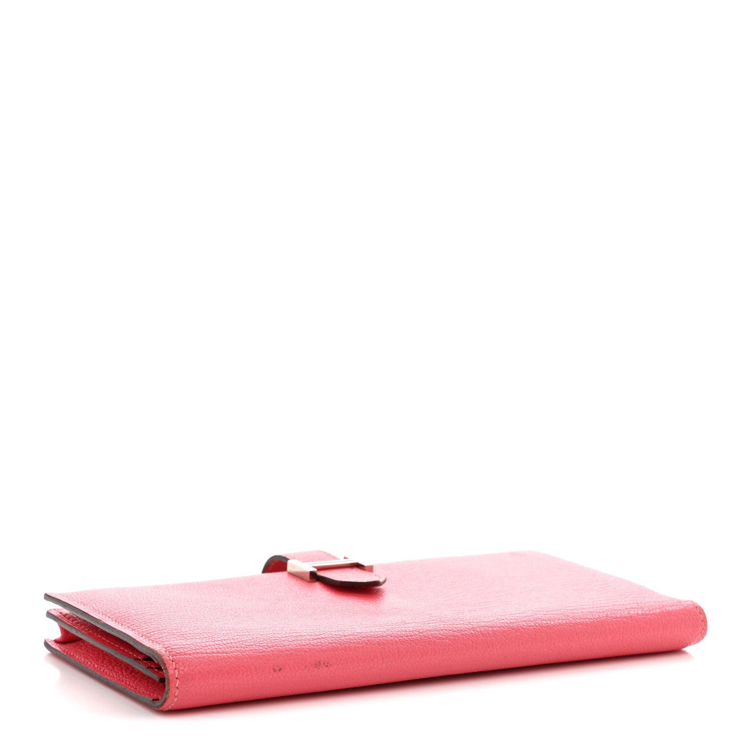 Chèvre Mysore Bearn Gusset Wallet Rose Lipstick