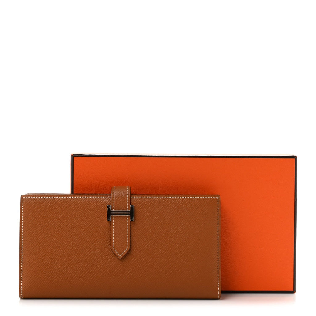 Epsom Bearn Gusset Wallet Gold