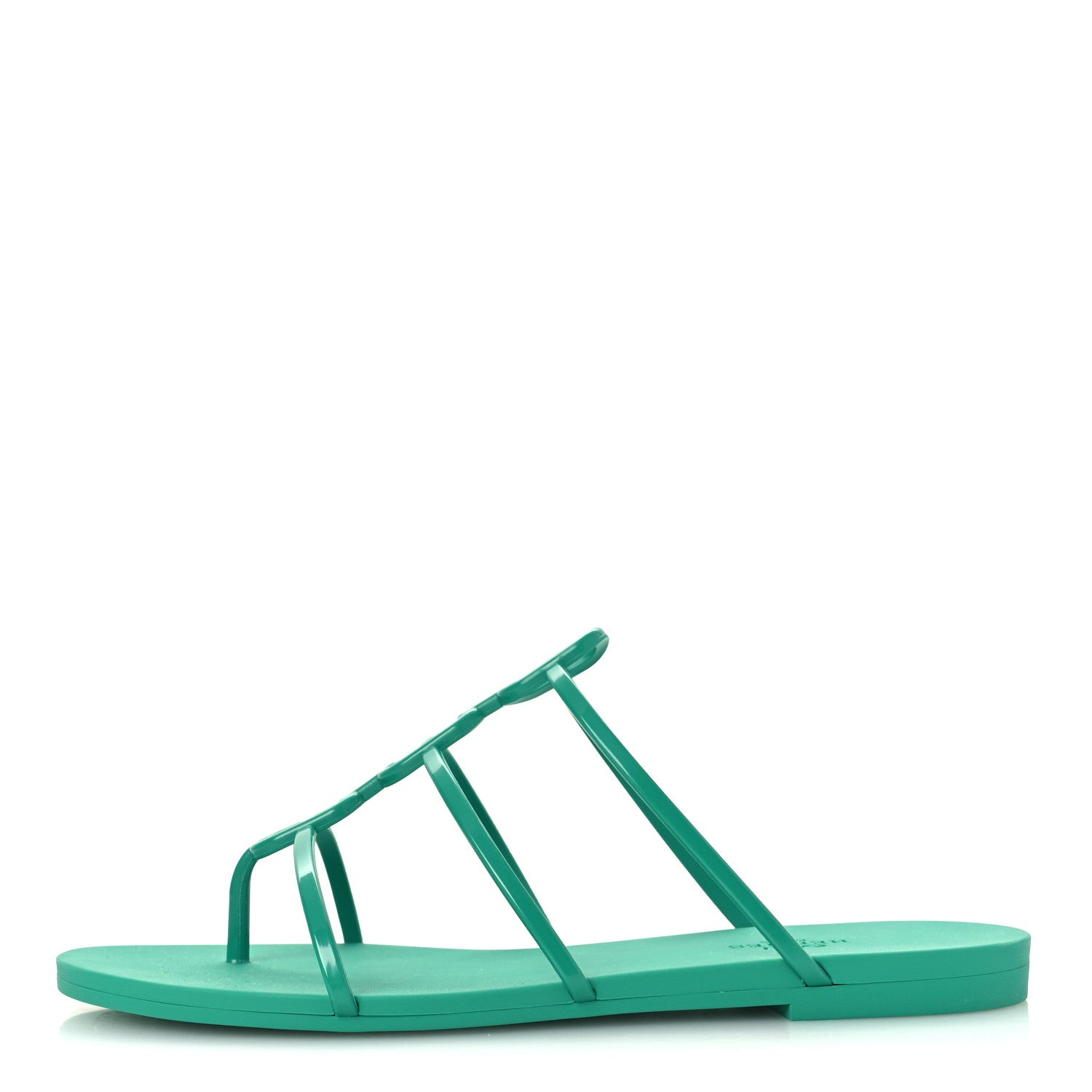 Rubber Womens Mykonos Sandals 37 Vert Tourmaline