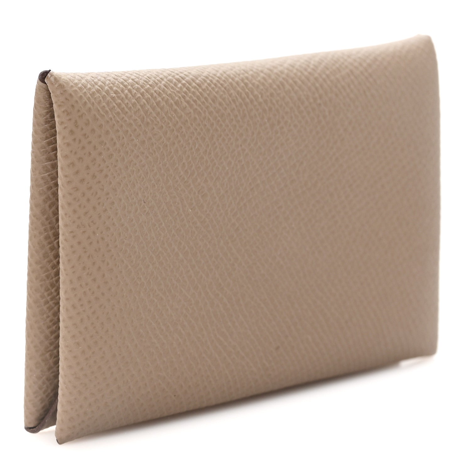 Epsom Calvi Card Case Etoupe