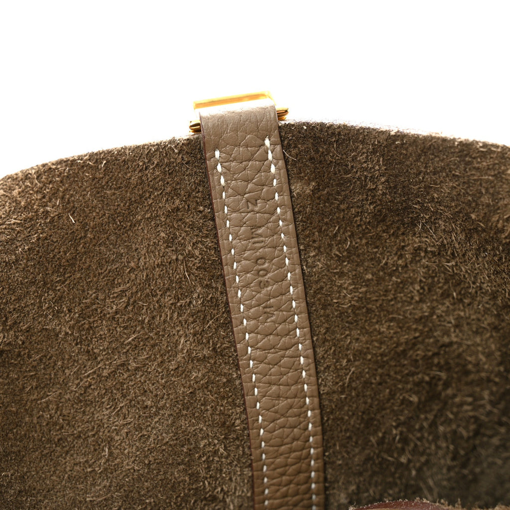 Taurillon Clemence Picotin Lock 22 MM Etoupe