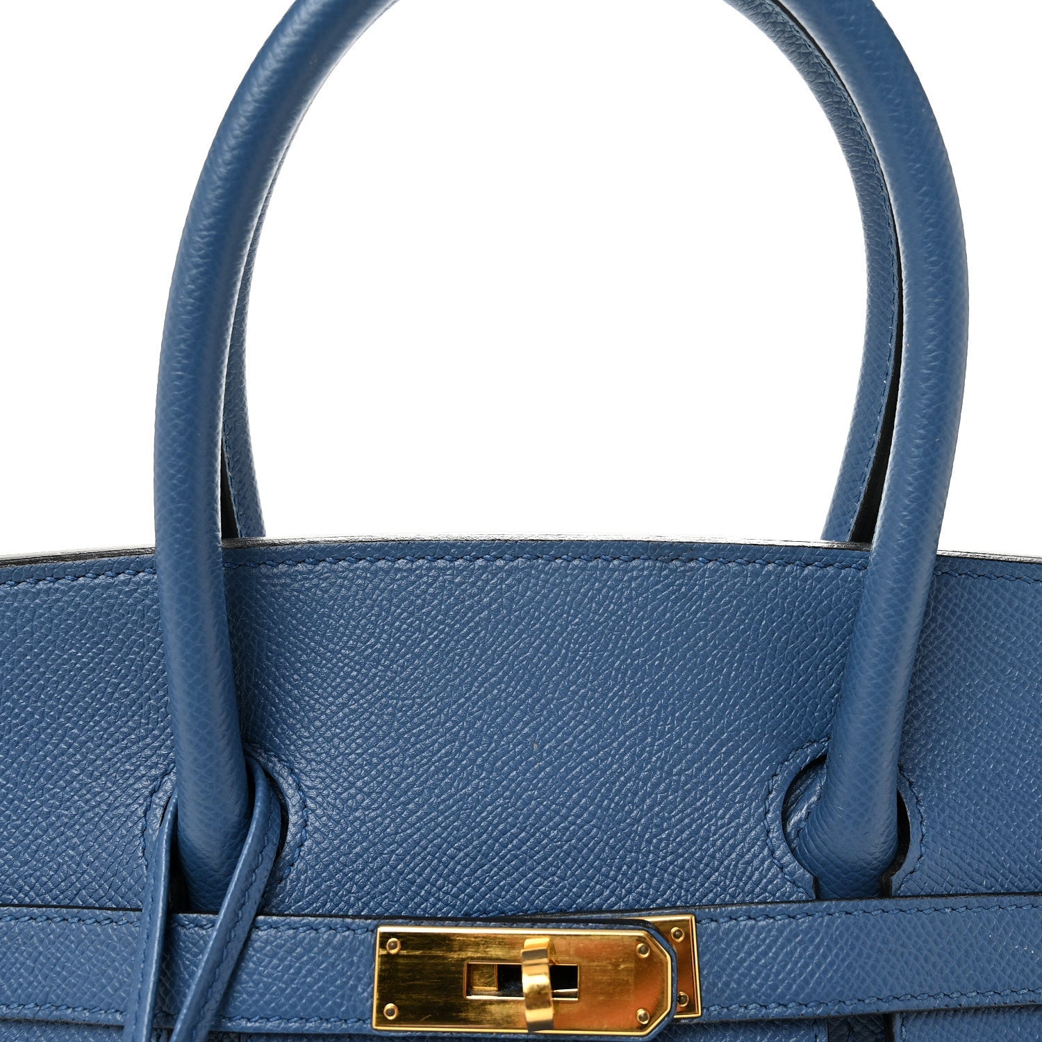Epsom Birkin 35 Bleu Agate