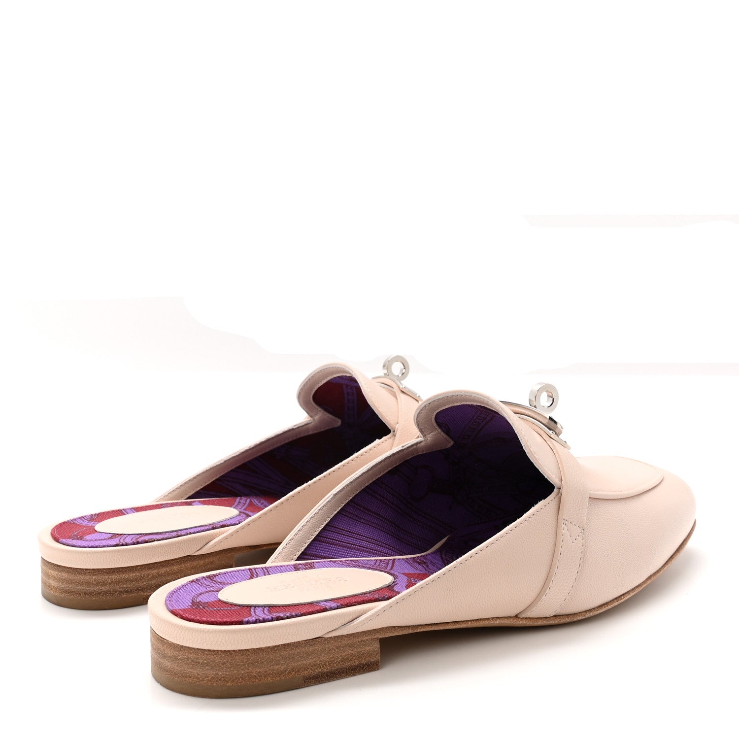 Goatskin Oz Mules 37.5 Blanc Poros