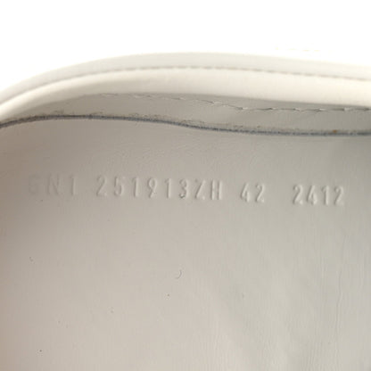 Calfskin Mens Keep Mule Sneakers 42 White Naturel