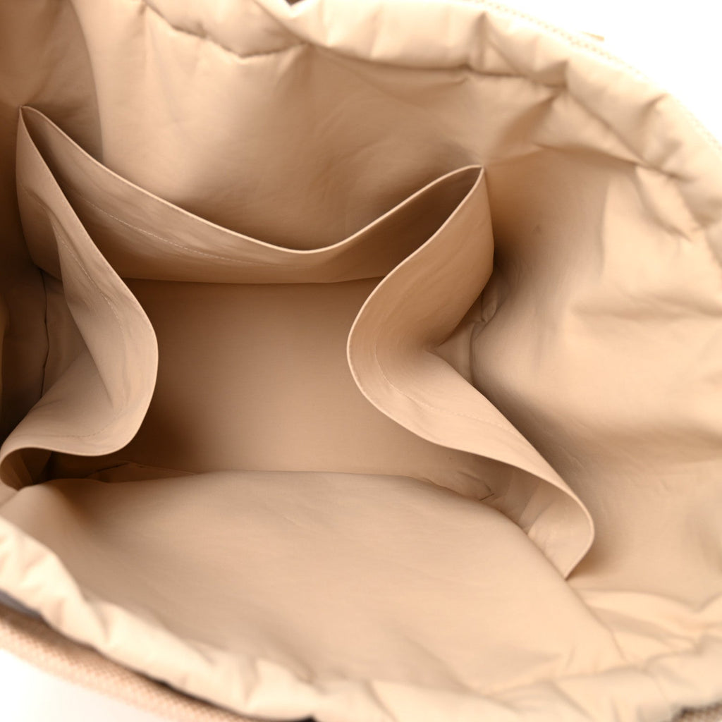 H Canvas Cabriole Nappy Bag Biscuit
