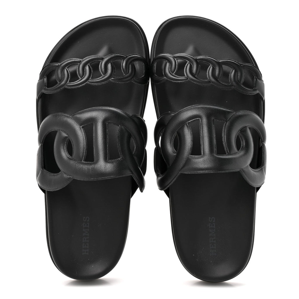 Nappa Extra Sandals 37 Black