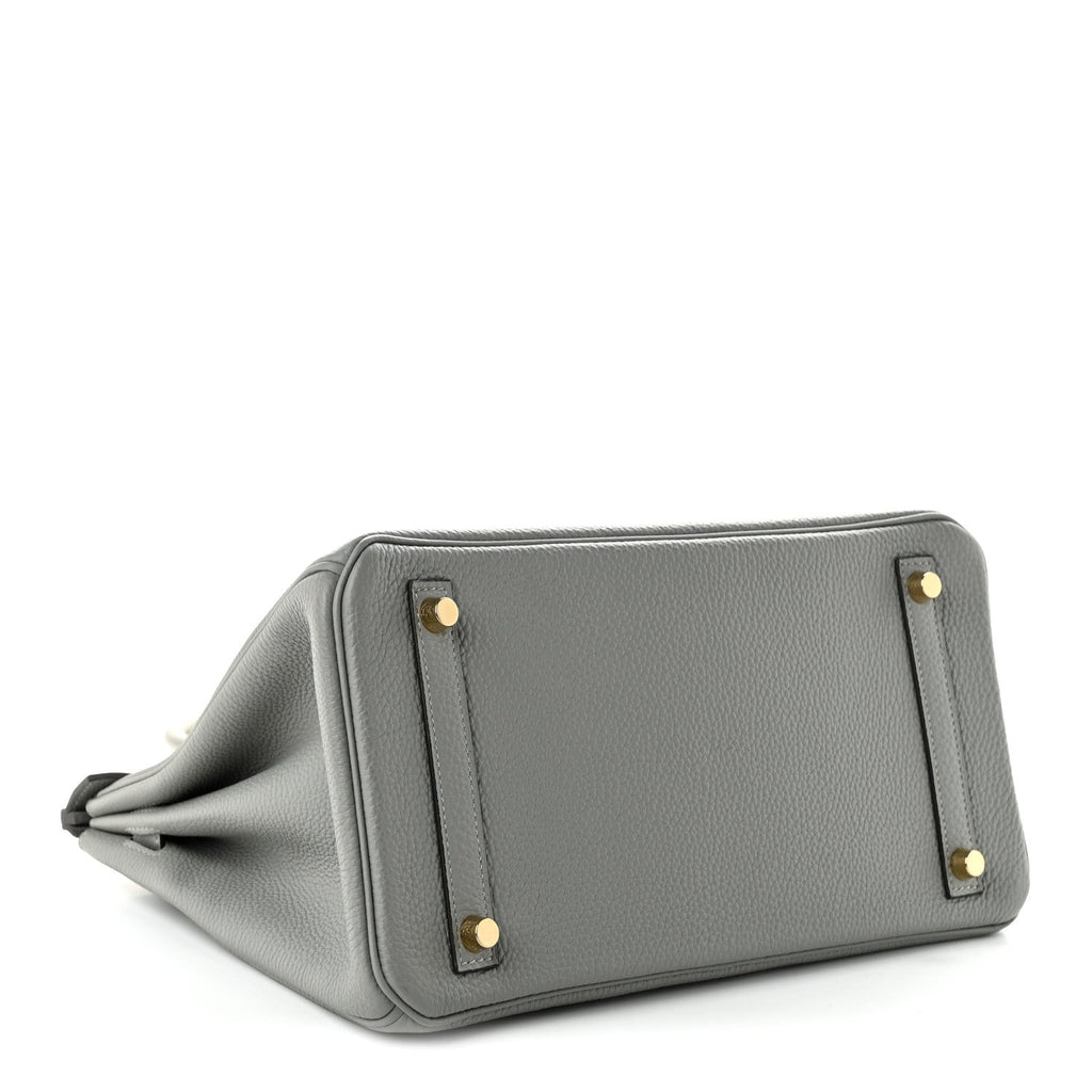 Togo Birkin 30 Gris Mouette