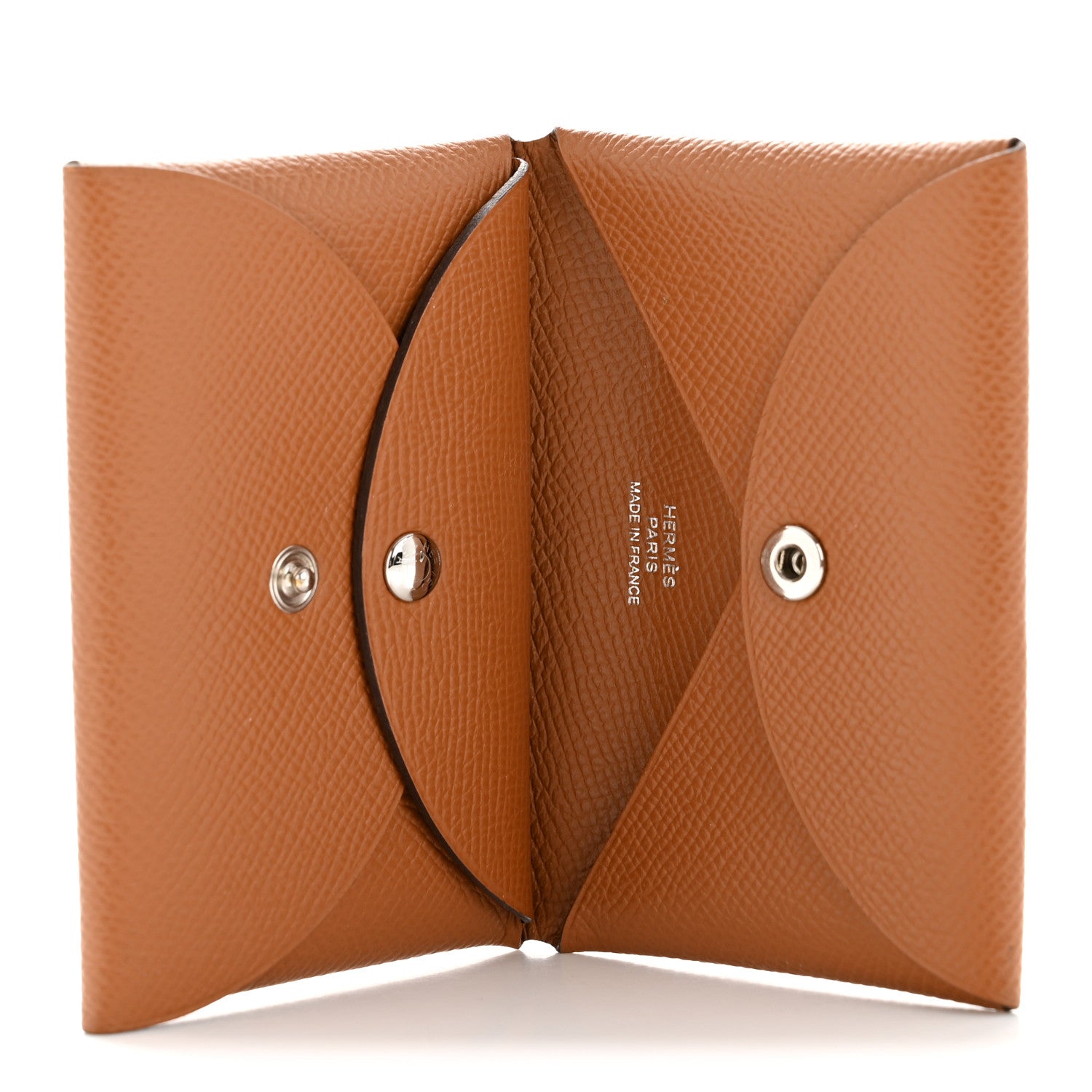Epsom Calvi Duo Card Case Gold