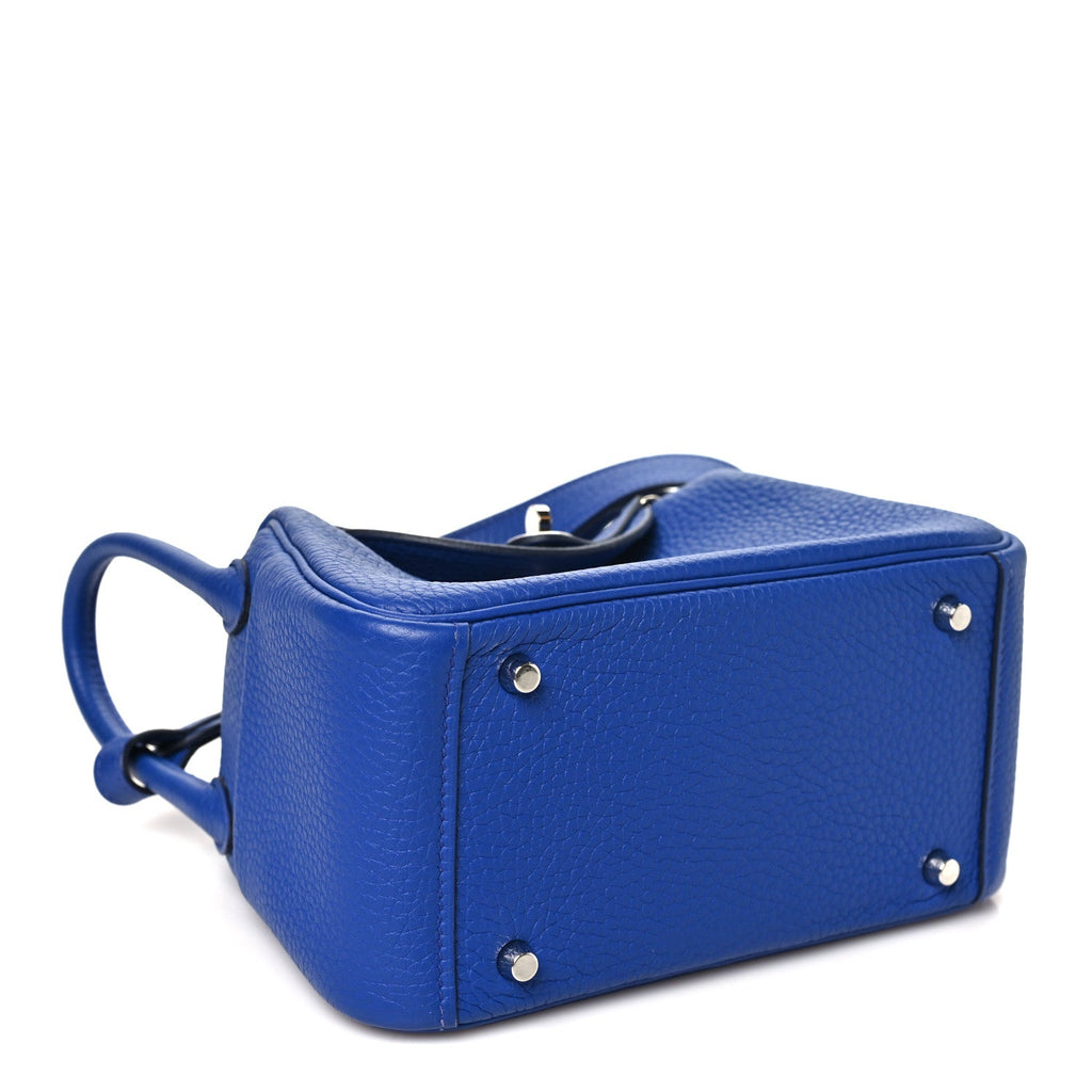Taurillon Clemence Mini Lindy 20 Bleu Electrique