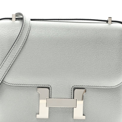 Metallic Chevre Chamkilight Constance 18 Argent