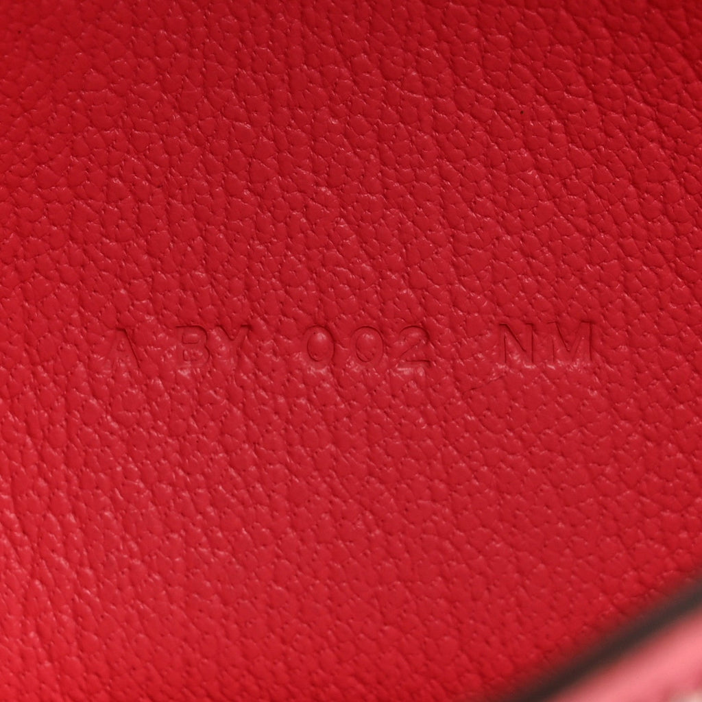 Chèvre Mysore Bearn Gusset Wallet Rose Lipstick