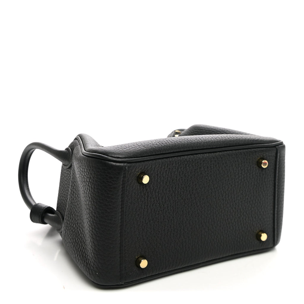 Taurillon Clemence Mini Lindy 20 Black