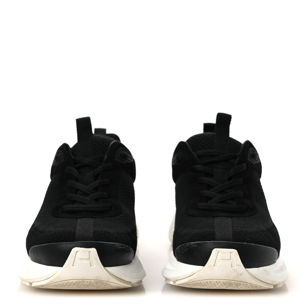 Technical Knit Suede Heros Sneakers 40 Black