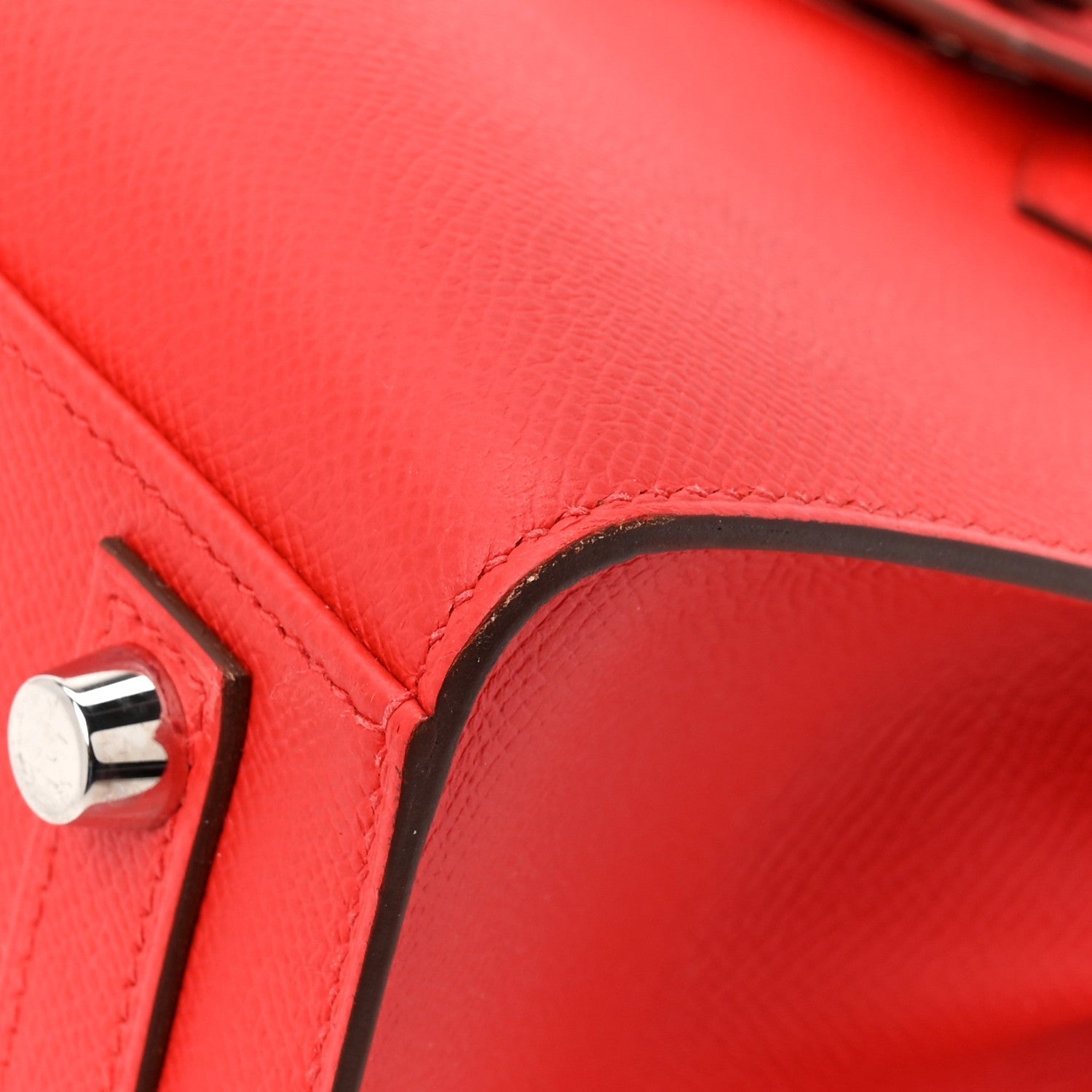 Epsom Birkin Sellier 25 Rouge De Coeur
