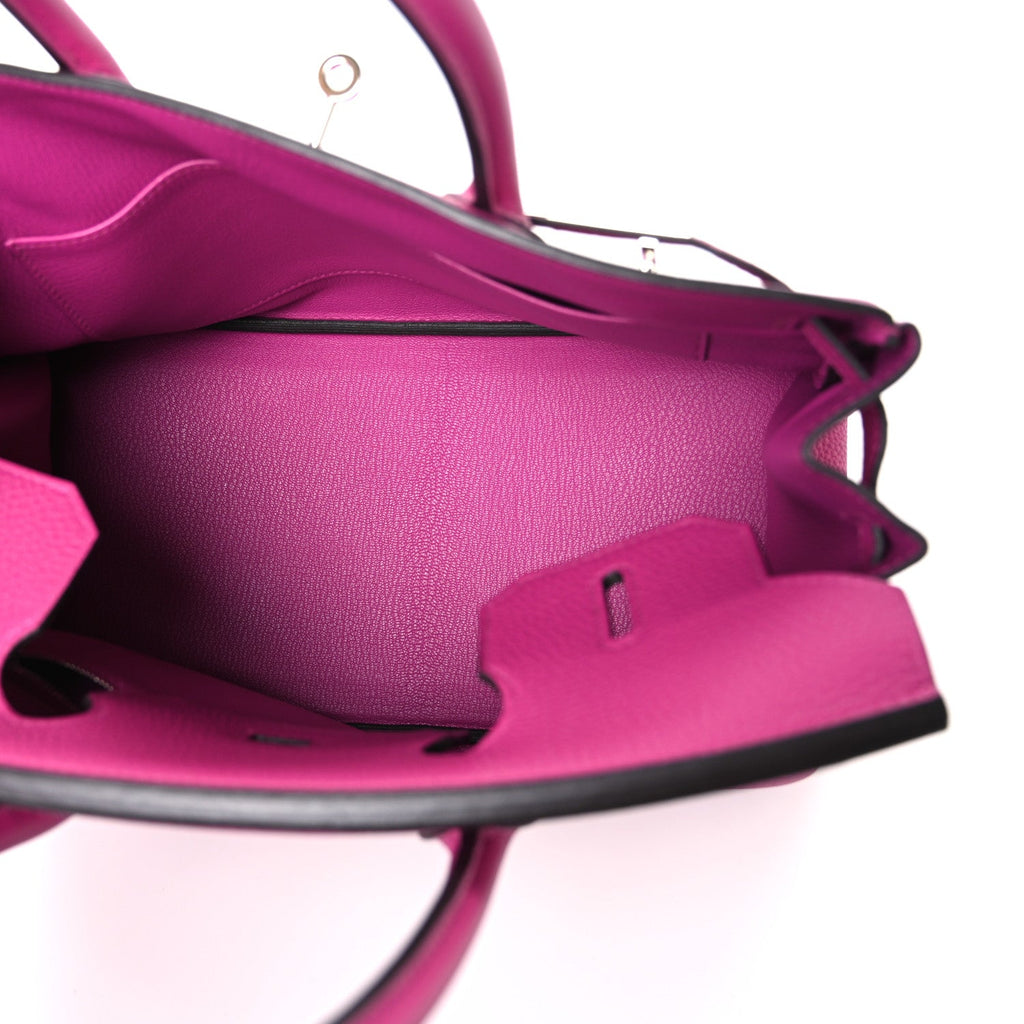 Togo Birkin 30 Rose Pourpre
