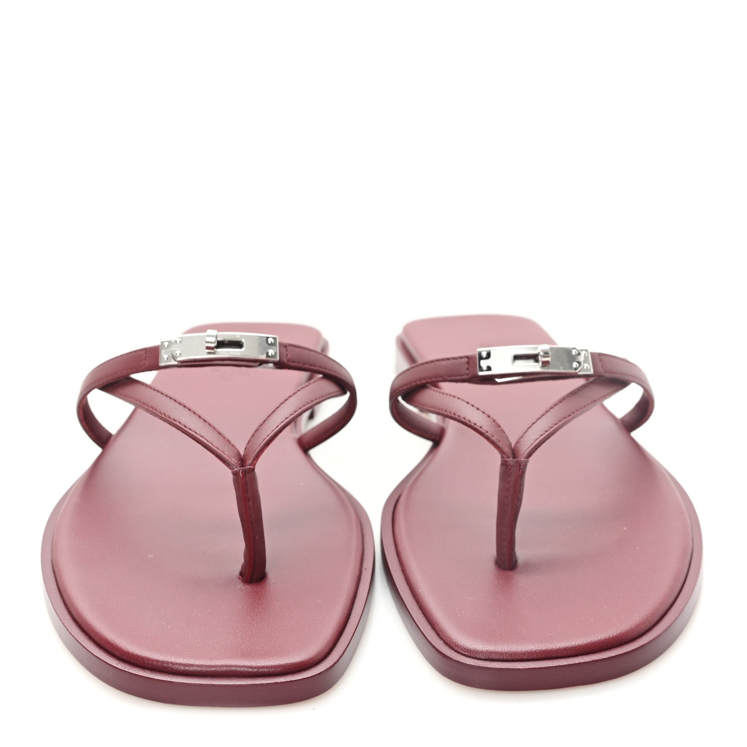 Calfskin Miss Sandals 39 Rouge H