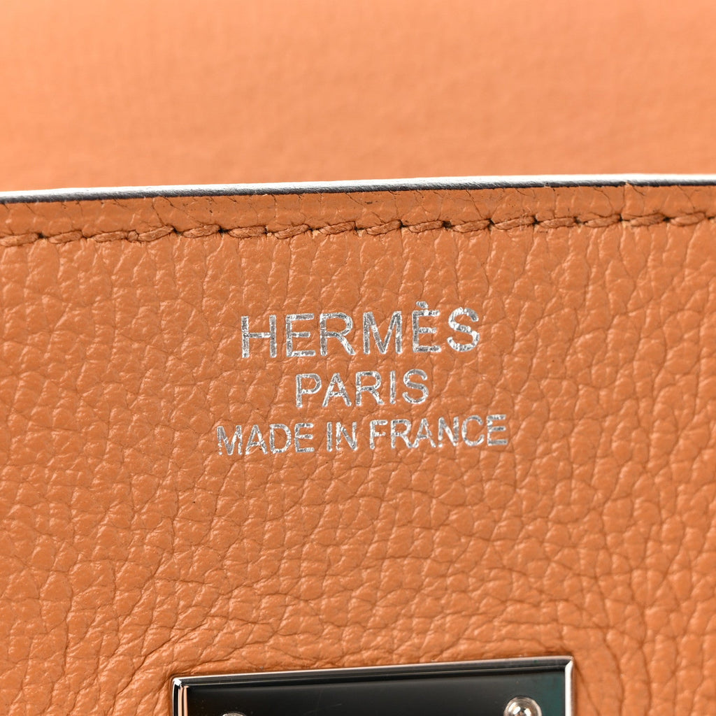 Taurillon Novillo Sea Surf and Fun Birkin 35 Toffee
