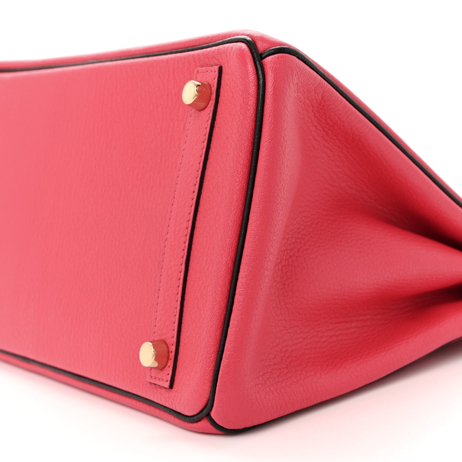 Chevre Mysore Horseshoe Birkin 30 Bougainvillea Black