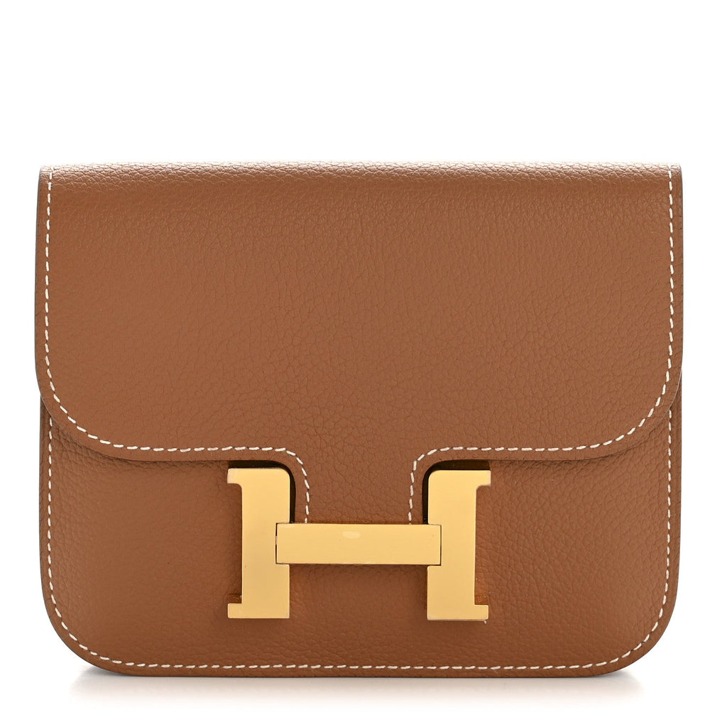 Evercolor Constance Slim Wallet Gold