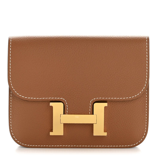 Evercolor Constance Slim Wallet Gold